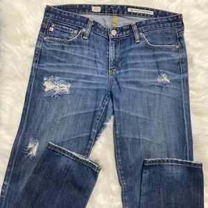 AG, blue jeans, size 28R